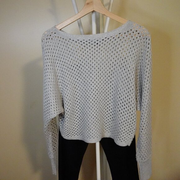 Express Silver Gray Sparkle Top - Picture 5 of 5